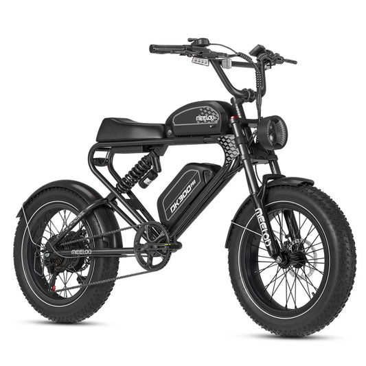 Powerful retro moped style ebike MEELOD DK300 PRO | 1200W Motor, Dual Battery Meelod