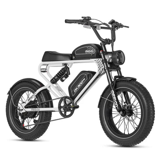Powerful retro moped style ebike MEELOD DK300 PRO | 1200W Motor, Dual Battery Meelod