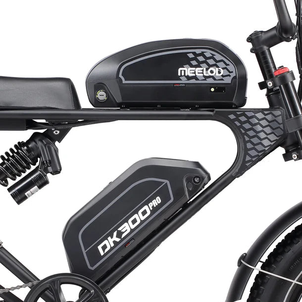 Powerful retro moped style ebike MEELOD DK300 PRO | 1200W Motor, Dual Battery Meelod