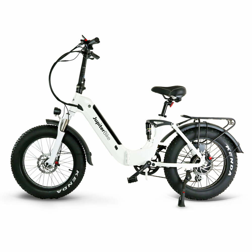 Jupiter Defiant ST Fat Tire Folding Electric Bike | 750W Full Suspension E-Bike