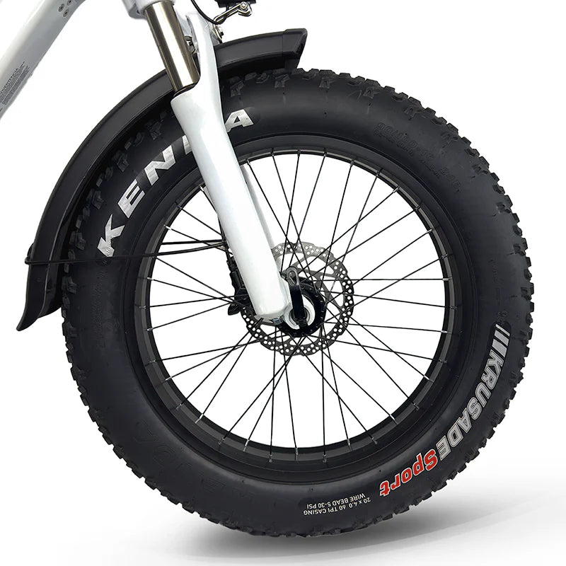 Jupiter Defiant ST Fat Tire Folding Electric Bike | 750W Full Suspension E-Bike