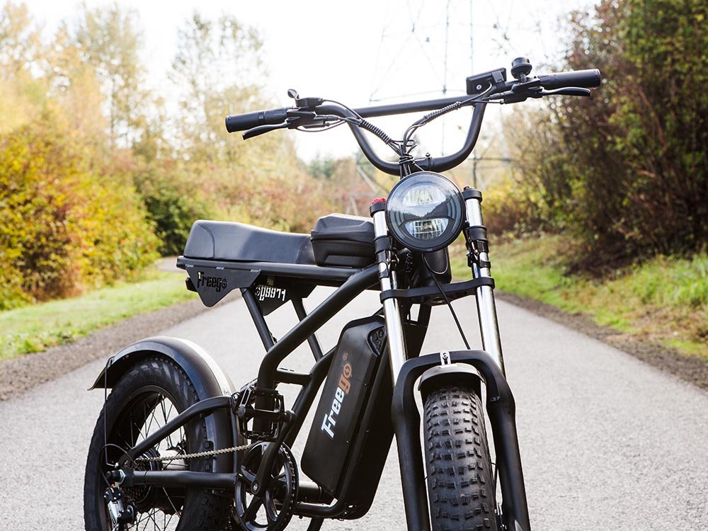 Freego Shotgun Prime F2 Pro Electric Cargo Bike UL2849 CERTIFIED 48v 22.5AH 1400watt 31-50 miles per charge 28mph Renovomotors