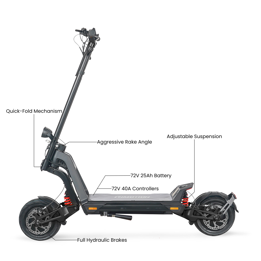 InMotion RS Jet Electric Scooter: 72V 25Ah Dual 2300W Motors - Image 3