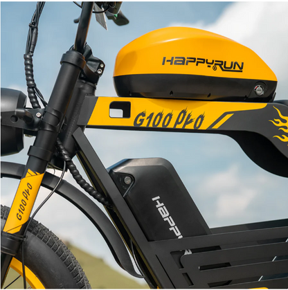 HappyRun G100 Pro 6000W Electric Bike | 50 MPH Top Speed | Off Road Use Only