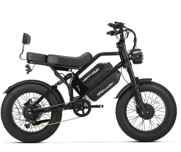 HappyRun G70 Pro Dual-Motor Dual-Battery Electric Cargo Bike 2000W Motor (Peak Motor 5000W)