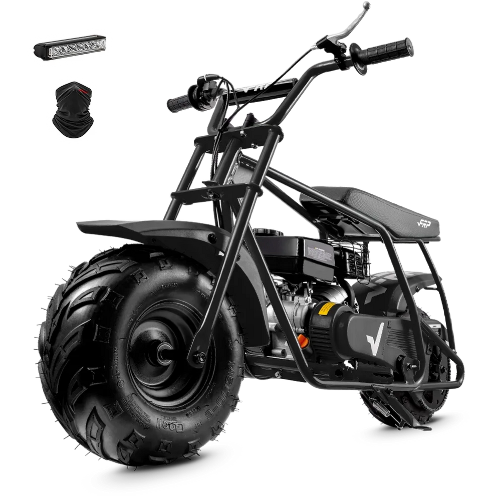 FRP Mini Bike GMB100 99cc Gas | 24 MPH, 30 Mile Range, 220lb | Off Road Use Only