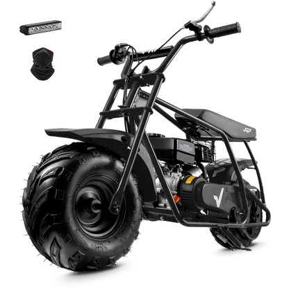 FRP Mini Bike GMB100 99cc Gas | 24 MPH, 30 Mile Range, 220lb | Off Road Use Only