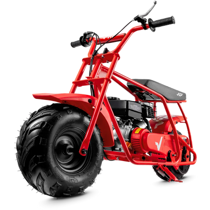 FRP Mini Bike GMB100 99cc Gas | 24 MPH, 30 Mile Range, 220lb | Off Road Use Only