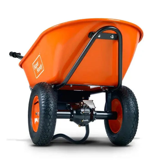 Electric Dualie Wheelbarrow - 48V 4Ah Battery, 330Lb Max Weight Renovomotors