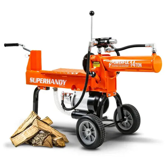 14 Ton Electric Log Splitter - 120V Corded, 20" Max Log Length Renovomotors