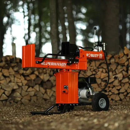 25 Ton Gas Log Splitter - 7HP 209CC, 20" Max Log Length Renovomotors