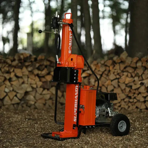 25 Ton Gas Log Splitter - 7HP 209CC, 20" Max Log Length Renovomotors