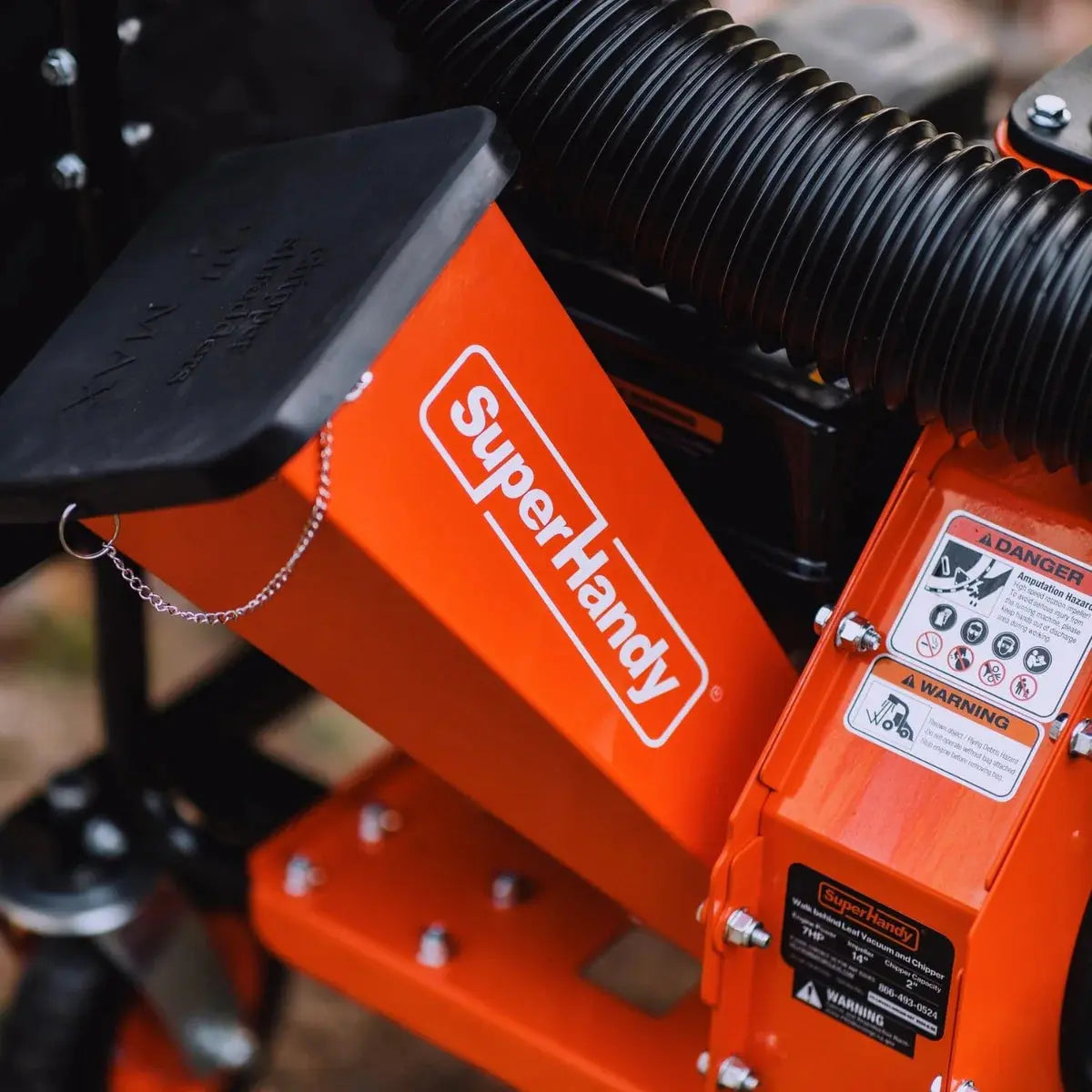 Leaf Vacuum & Wood Chipper - 7HP Engine, 10:1 Mulch Ratio, Max 2" Branches Renovomotors