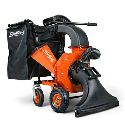Leaf Vacuum & Wood Chipper - 7HP Engine, 10:1 Mulch Ratio, Max 2" Branches Renovomotors