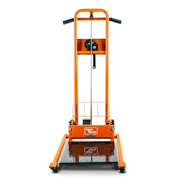 Material Lift Stacker & Pallet Dolly - 330Lb Max Weight, 40" Lift Height Renovomotors