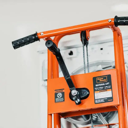 Material Lift Stacker & Pallet Dolly - 330Lb Max Weight, 40" Lift Height Renovomotors