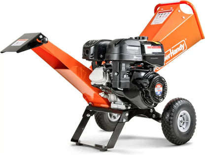 SuperHandy 4-Inch Wood Chipper Shredder Mulcher – 9HP Gas-Powered Heavy Duty Chipping Machine Renovomotors