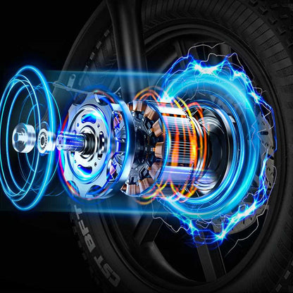 Wallke H9 AWD EBike 3200w 60/82Ah AWD FOLDING Dual Motor E-bike|Samsung battery-82Ah/3936Wh|App Smart Display|Top Speed-34mph