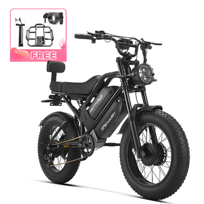 HappyRun G70 2000W Dual Battery Fast Electric Cargo Bike