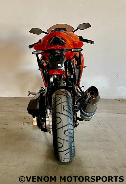 VENOM X18, 50cc MOTORCYCLE,AUTO TRANSMISSION,CAPACITY-250LBS,SPEED-40MPH,BLACK Renovomotors