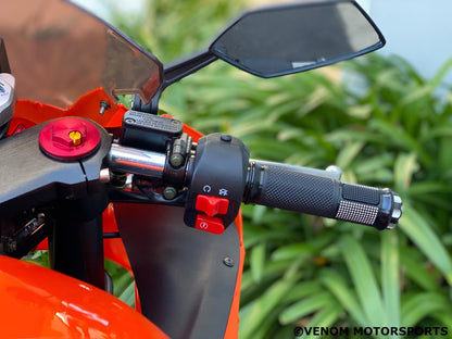 VENOM X18, 50cc MOTORCYCLE,AUTO TRANSMISSION,CAPACITY-250LBS,SPEED-40MPH,BLACK Renovomotors