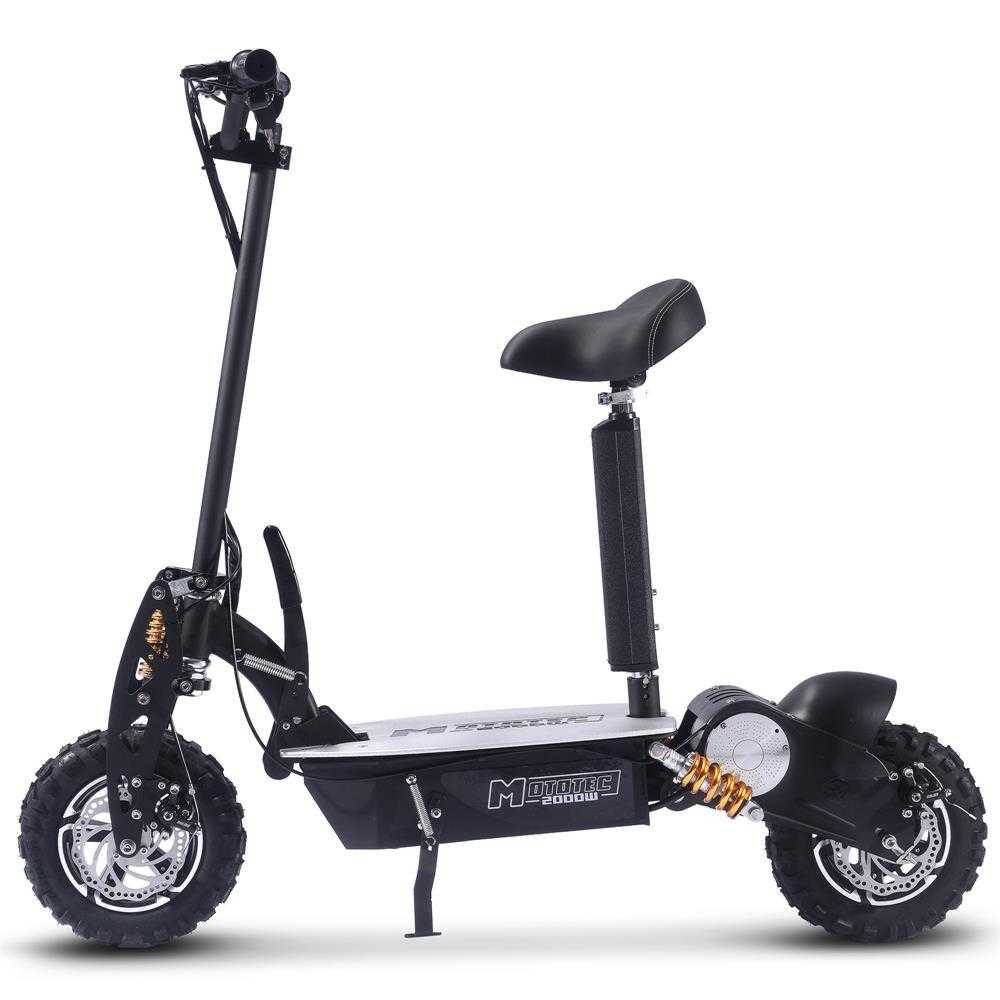 Mototec 2000w electric scooter 48v Max Range:20 miles Top Speed: 30mph Renovomotors