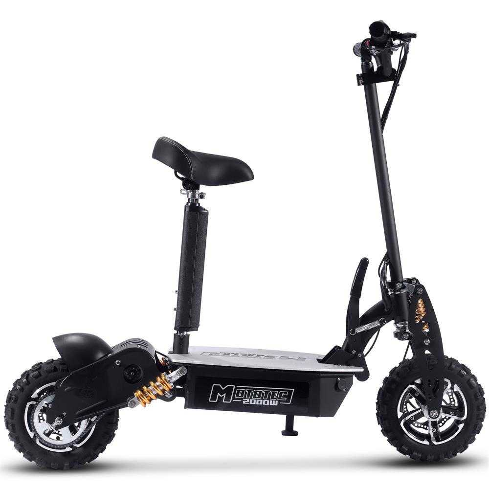 Mototec 2000w electric scooter 48v Max Range:20 miles Top Speed: 30mph Renovomotors
