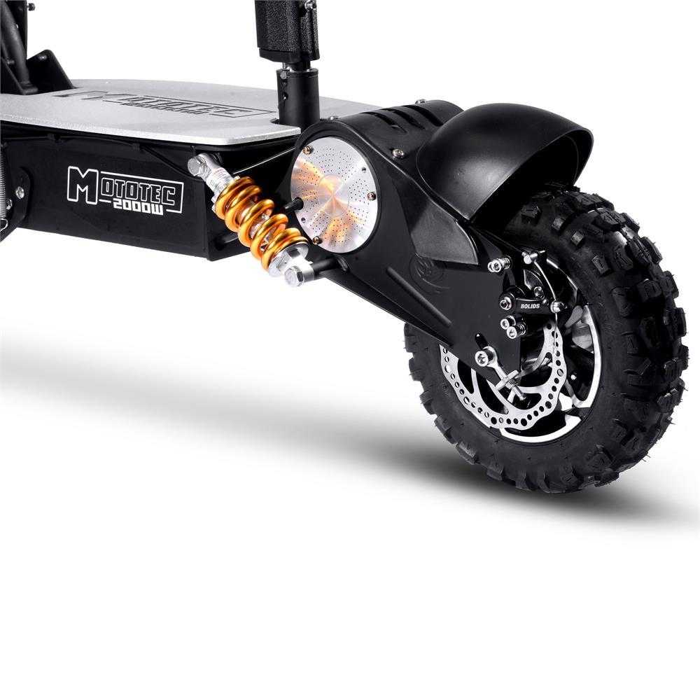 Mototec 2000w electric scooter 48v Max Range:20 miles Top Speed: 30mph Renovomotors