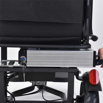 MotoTec Folding Mobility Electric Trike 48v 700w Dual Motor Lithium Black|48v 10ah|Speed-10mph|Capacity-286lbs|Range-20miles