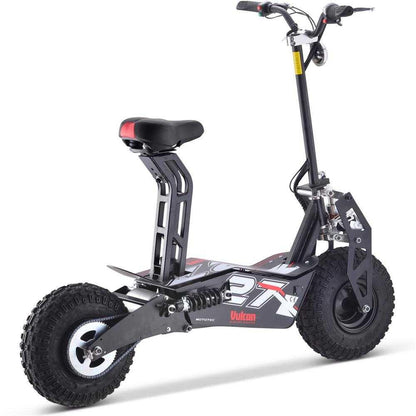 Mototec Vulcan 48v 1600w Electric Scooter Speed-31MPH,Range-20 miles,Capacity-310 lbs,Tire Size:145/70-6