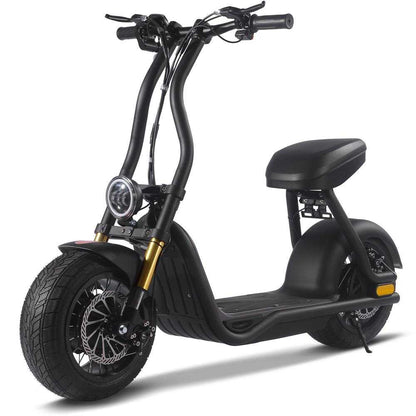 MotoTec Diablo 48v 1000w Lithium Electric fat tire scooter 25mph Steel Rider Weight: 265 lbs Renovomotors
