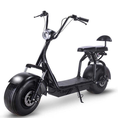 MotoTec Knockout Electric Scooter Fat tire60v 1000w/Off Road Use Only