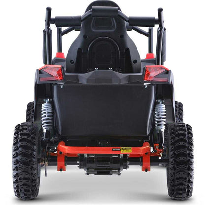 MotoTec Raider Kids UTV 48v 1200w Full Suspension|Top Speed:23mph|Range:20Miles|Size:57x34x39 inches