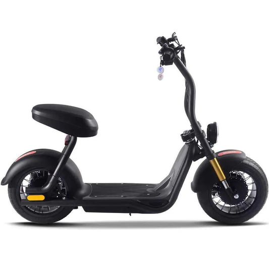 MotoTec Diablo 48v 1000w Lithium Electric scooter fat tires 25mph Steel Rider Weight: 265 lbs My Store