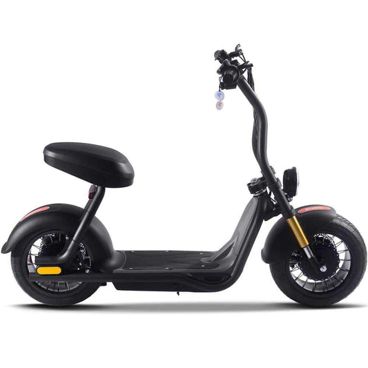 MotoTec Diablo 48v 1000w Lithium Electric scooter fat tires 25mph Steel Rider Weight: 265 lbs