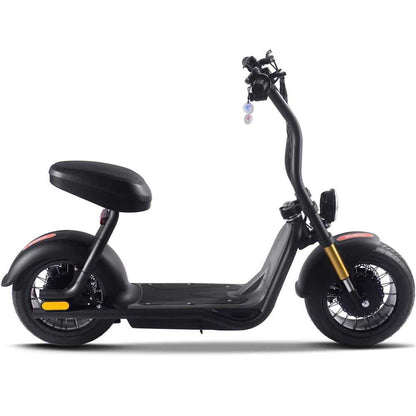 MotoTec Diablo 48v 1000w Lithium Electric fat tire scooter 25mph Steel Rider Weight: 265 lbs Renovomotors