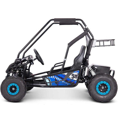 Mud Monster Go Kart XL Mototec 60v 2000w Electric Go Kart Full Suspension 25mph capacity 400 lbs Speaker two15watt