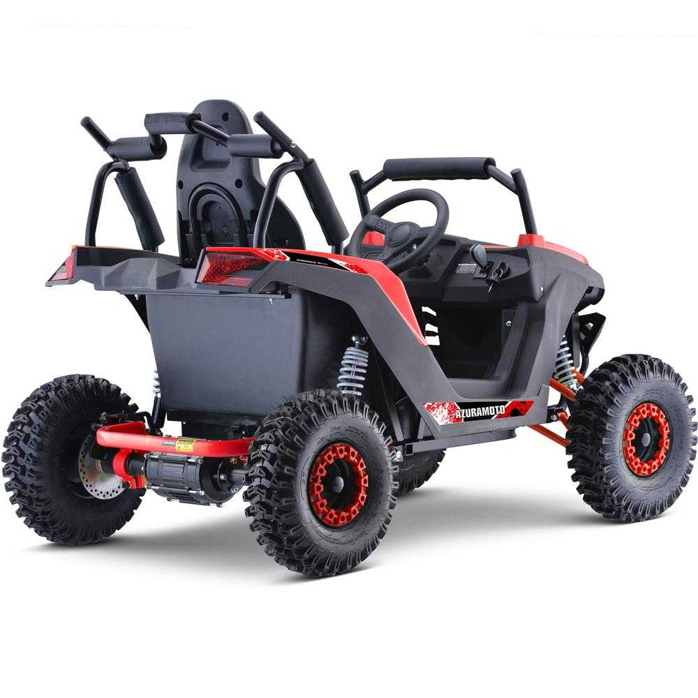 MotoTec Raider Kids UTV 48v 1200w Full Suspension|Top Speed:23mph|Range:20Miles|Size:57x34x39 inches