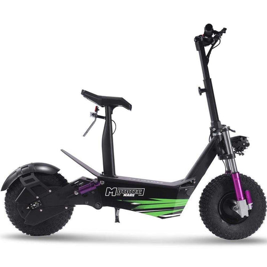 Mototec Mars 48v 2500w electric scooter High tensile steel 30 MPH 150kgs 13+ Renovomotors