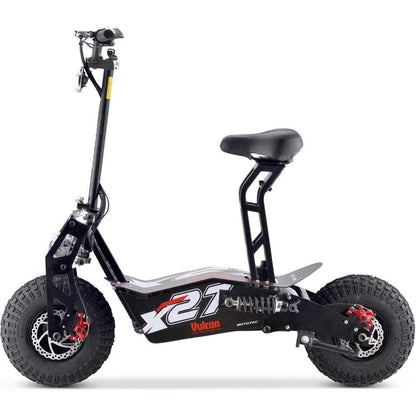 Mototec Vulcan 48v 1600w Electric Scooter Speed-31MPH,Range-20 miles,Capacity-310 lbs,Tire Size:145/70-6