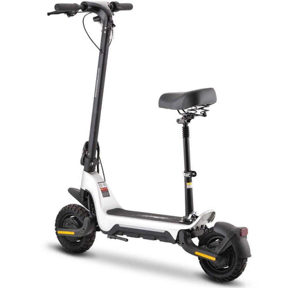 MotoTec Fury 48v 1000w Lithium Electric Scooter Silver Top Speed: 31 mph Range Per Charge: 10-25 miles