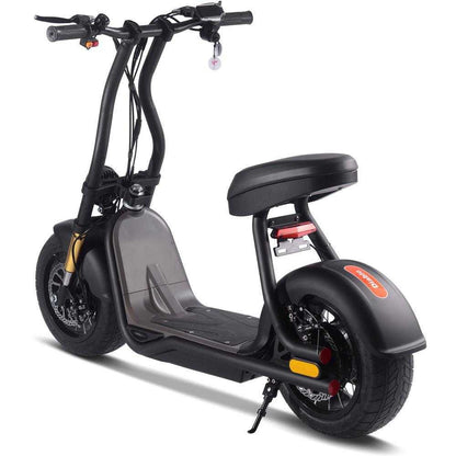 MotoTec Diablo 48v 1000w Lithium Electric scooter fat tires 25mph Steel Rider Weight: 265 lbs