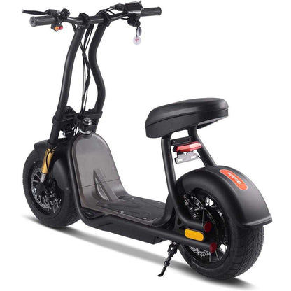 MotoTec Diablo 48v 1000w Lithium Electric fat tire scooter 25mph Steel Rider Weight: 265 lbs Renovomotors