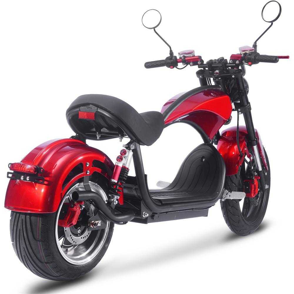 MotoTec Raven Scooter 60v 30ah 2500w Range 50 miles Capacity:300 lbs Top Speed: 28 mph Renovomotors