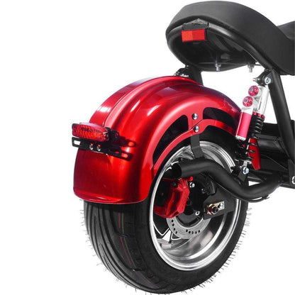 MotoTec Raven Scooter 60v 30ah 2500w Range 50 miles Capacity:300 lbs Top Speed: 28 mph Renovomotors