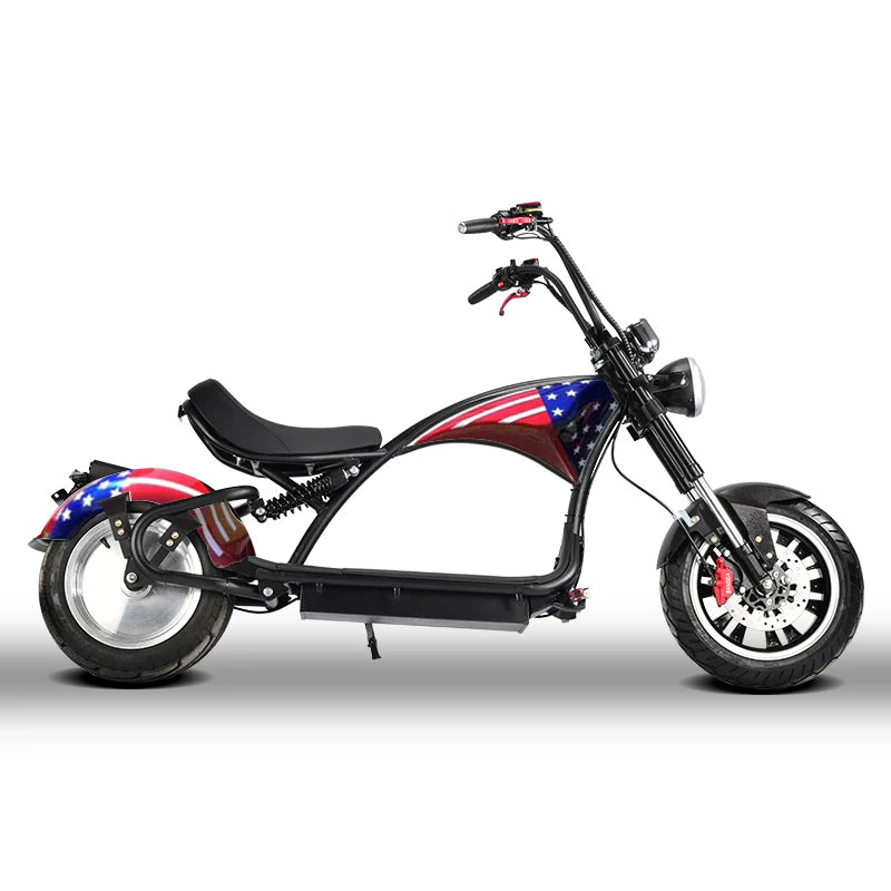 M3P Electric Chopper Scooter | 3000W Motor, 40 MPH, 50 Mile Range