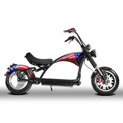 M3P Electric Chopper Scooter | 3000W Motor, 40 MPH, 50 Mile Range