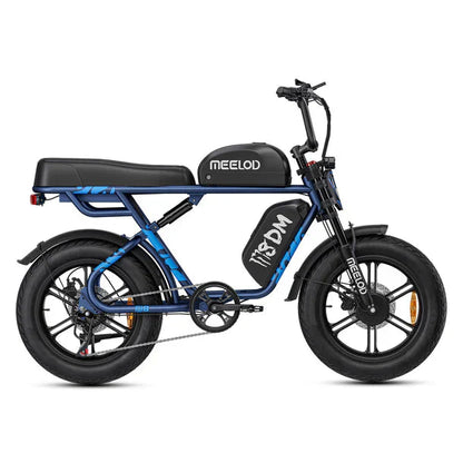 long range fat tire ebike MEELOD M8DM | 2400W Dual Motor Fat Tire Ebike Meelod