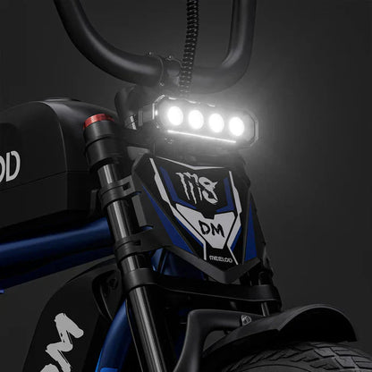 long range fat tire ebike MEELOD M8DM | 2400W Dual Motor Fat Tire Ebike Meelod