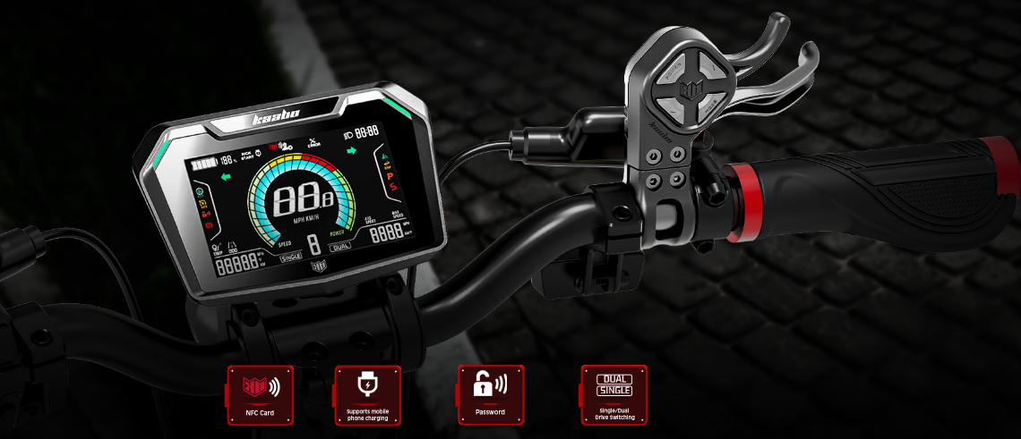 Mantis X Plus 2184W motor provides strong power Kaabo